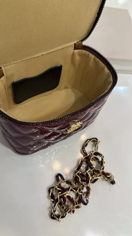 Bordo Kutu Çanta