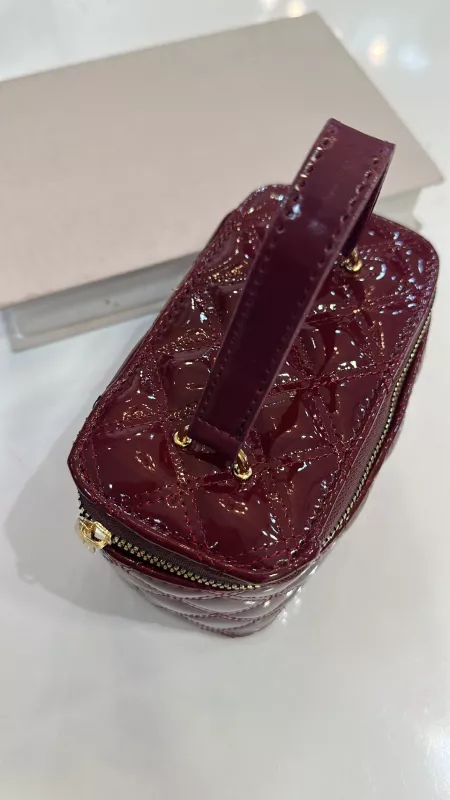 Bordo Kutu Çanta