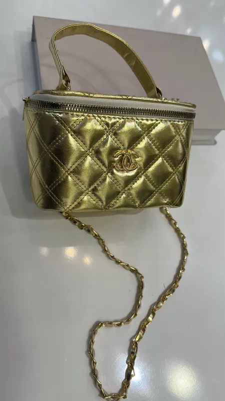 Gold Kutu Çanta 