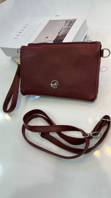 Bordo Cüzdan Çanta