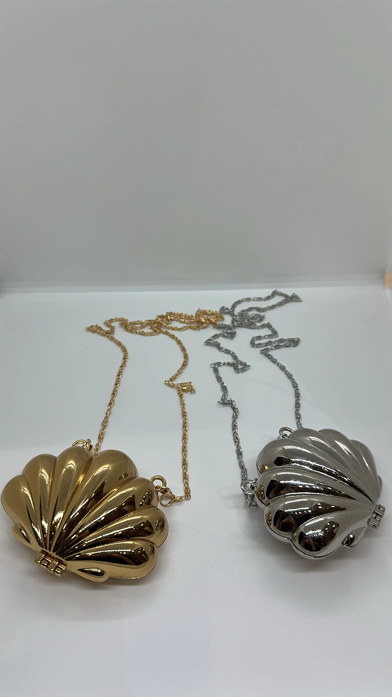 Gümüş Mini Metal Çanta