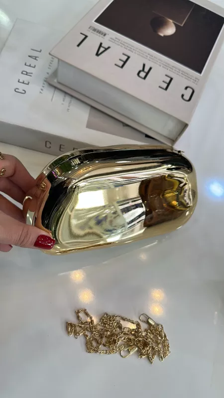 Gold Detaylı Marka Çanta