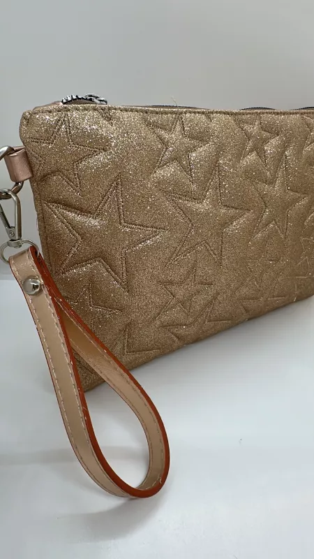 Rose Gold Yıldız Detaylı Çanta