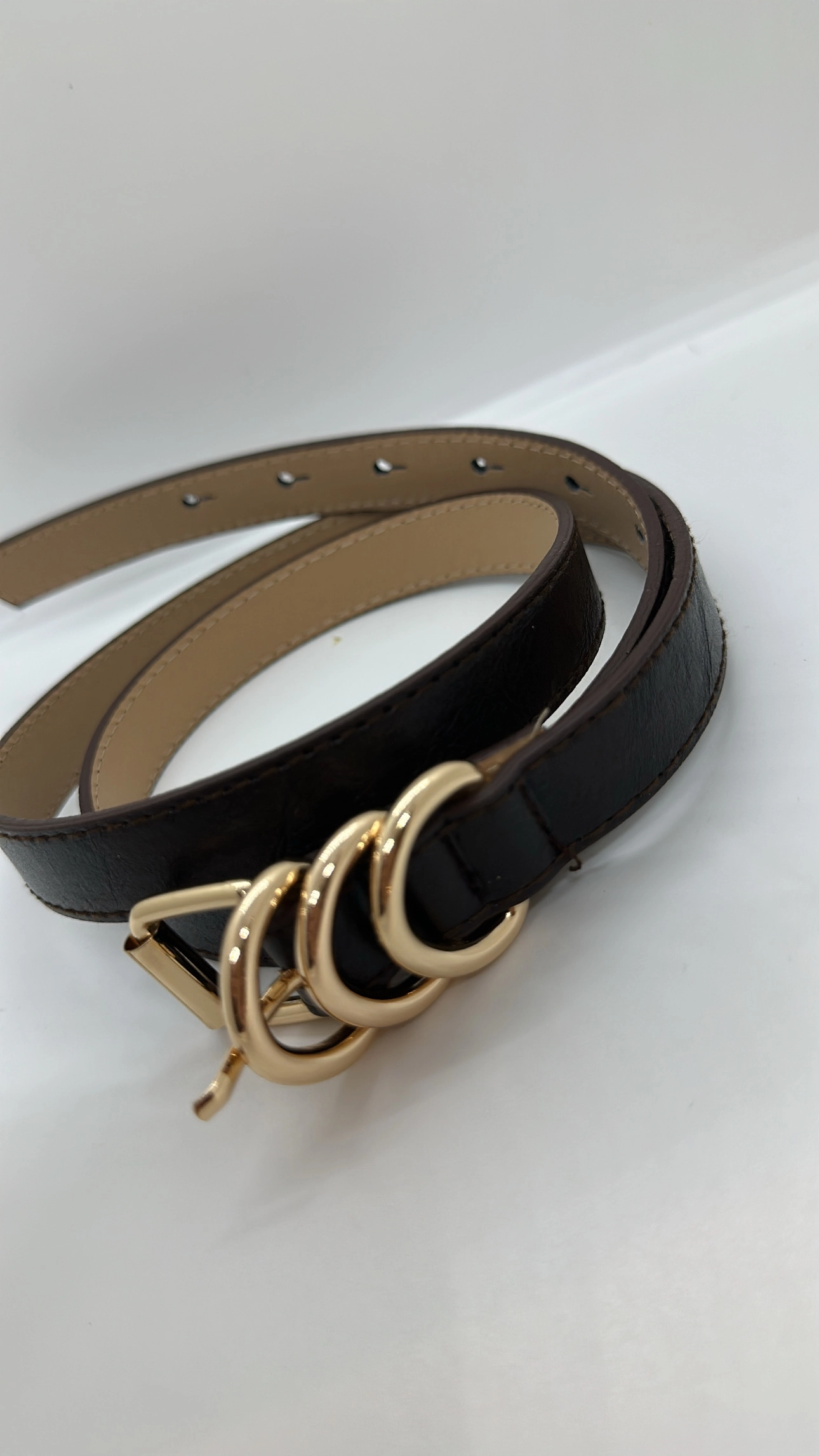 Acı Kahve Gold Detaylı Kemer