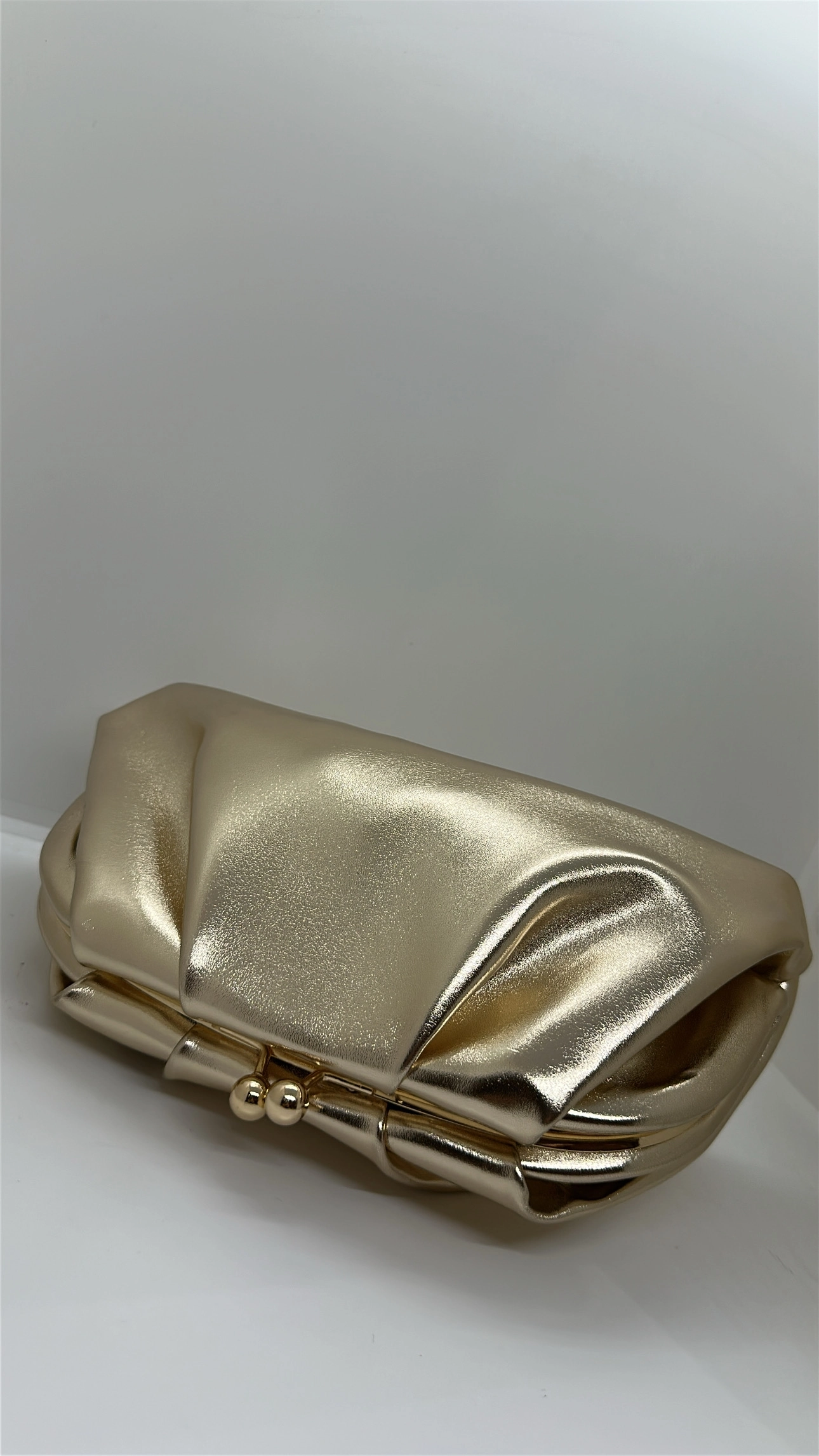 Gold Büzgülü Çanta