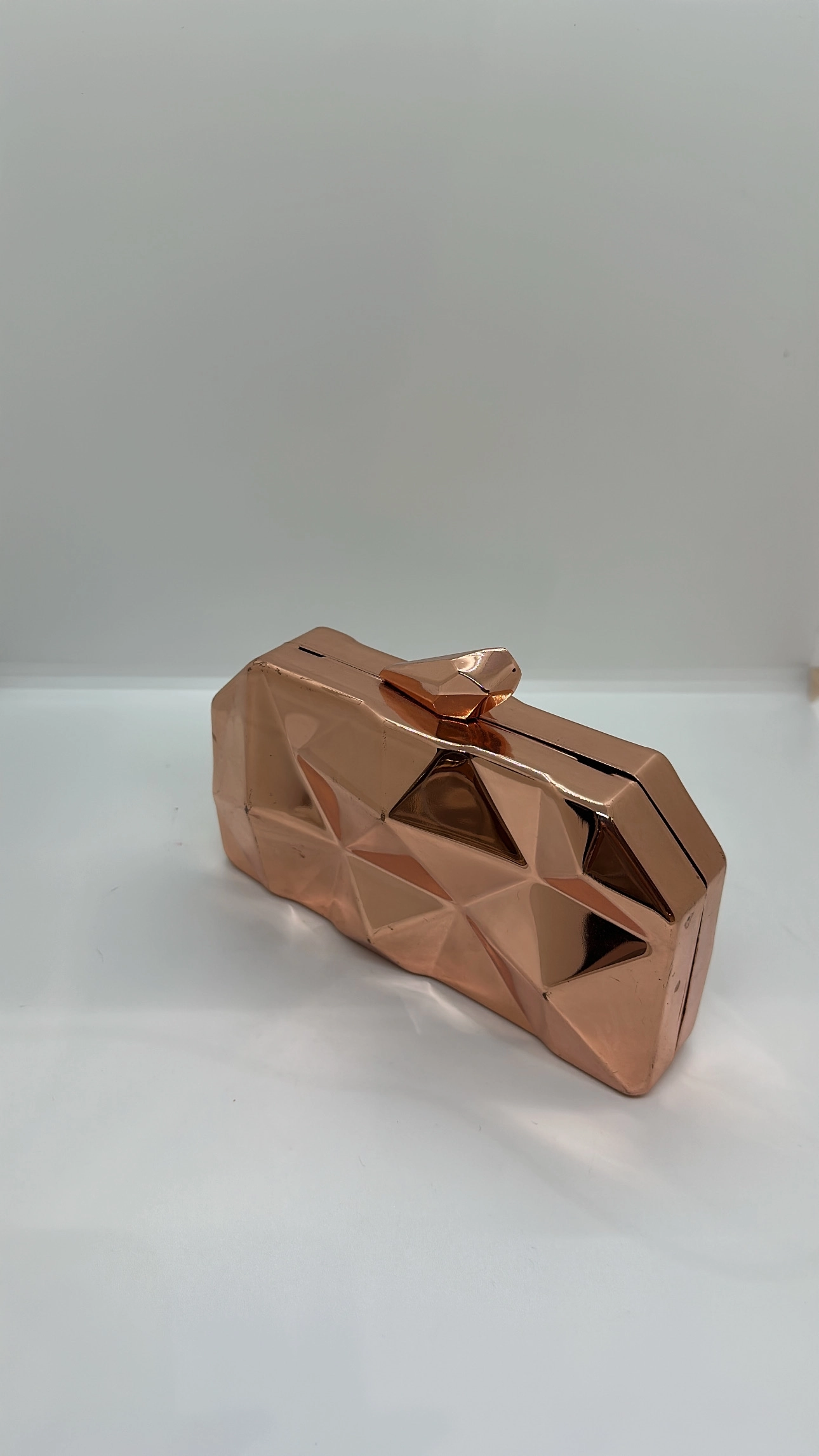 Rose Gold Metal Çanta