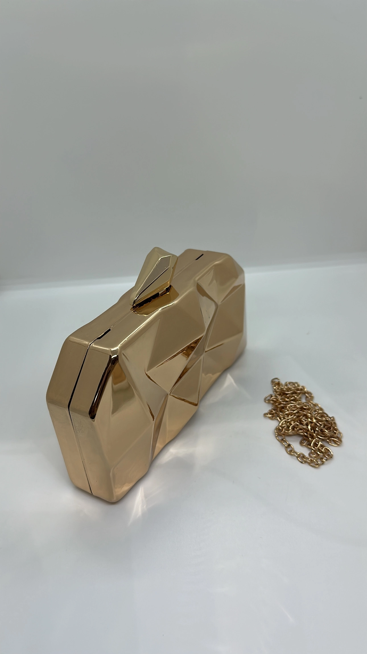 Gold Metal Çanta