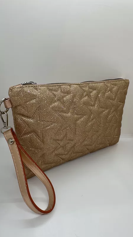 Rose Gold Yıldız Detaylı Çanta