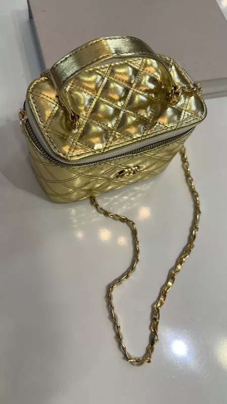 Gold Kutu Çanta 