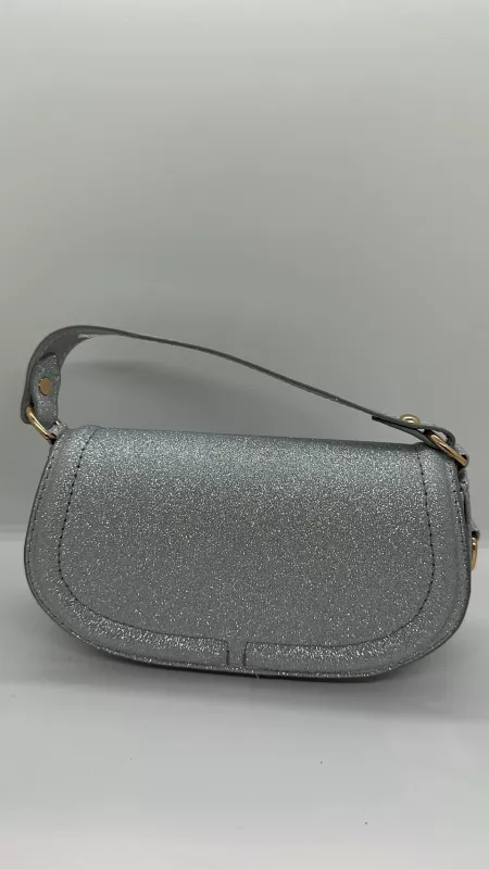 Gümüş Simli Çanta