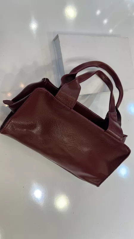 Bordo Orta Boy Çanta