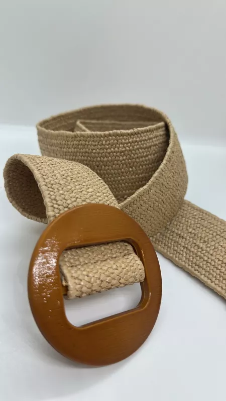 Hasır Taba Tokalı Kemer