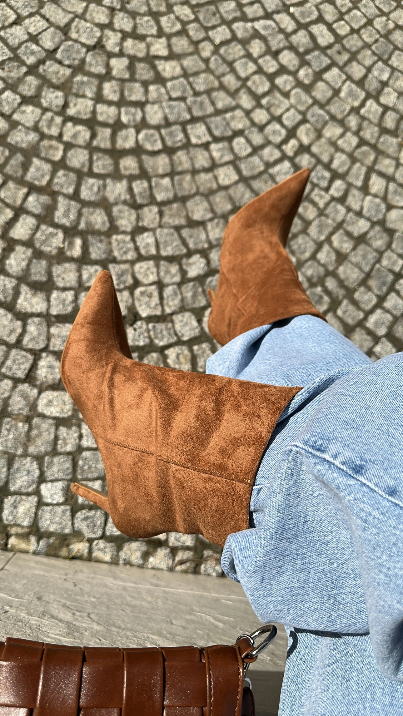 Taba Süet Bootie