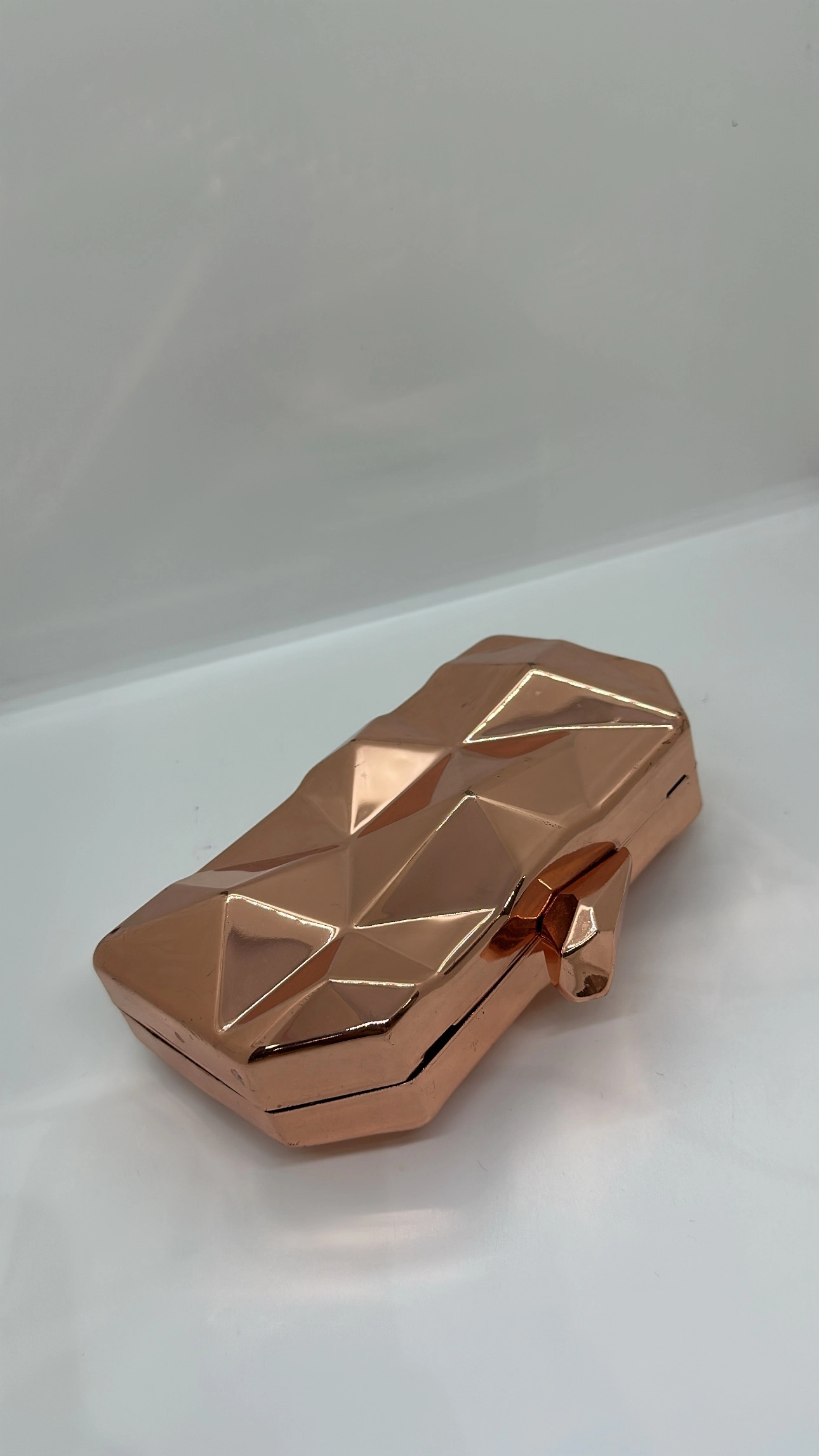 Rose Gold Metal Çanta