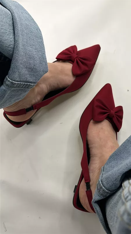 Bordo Fiyonklu 3 cm