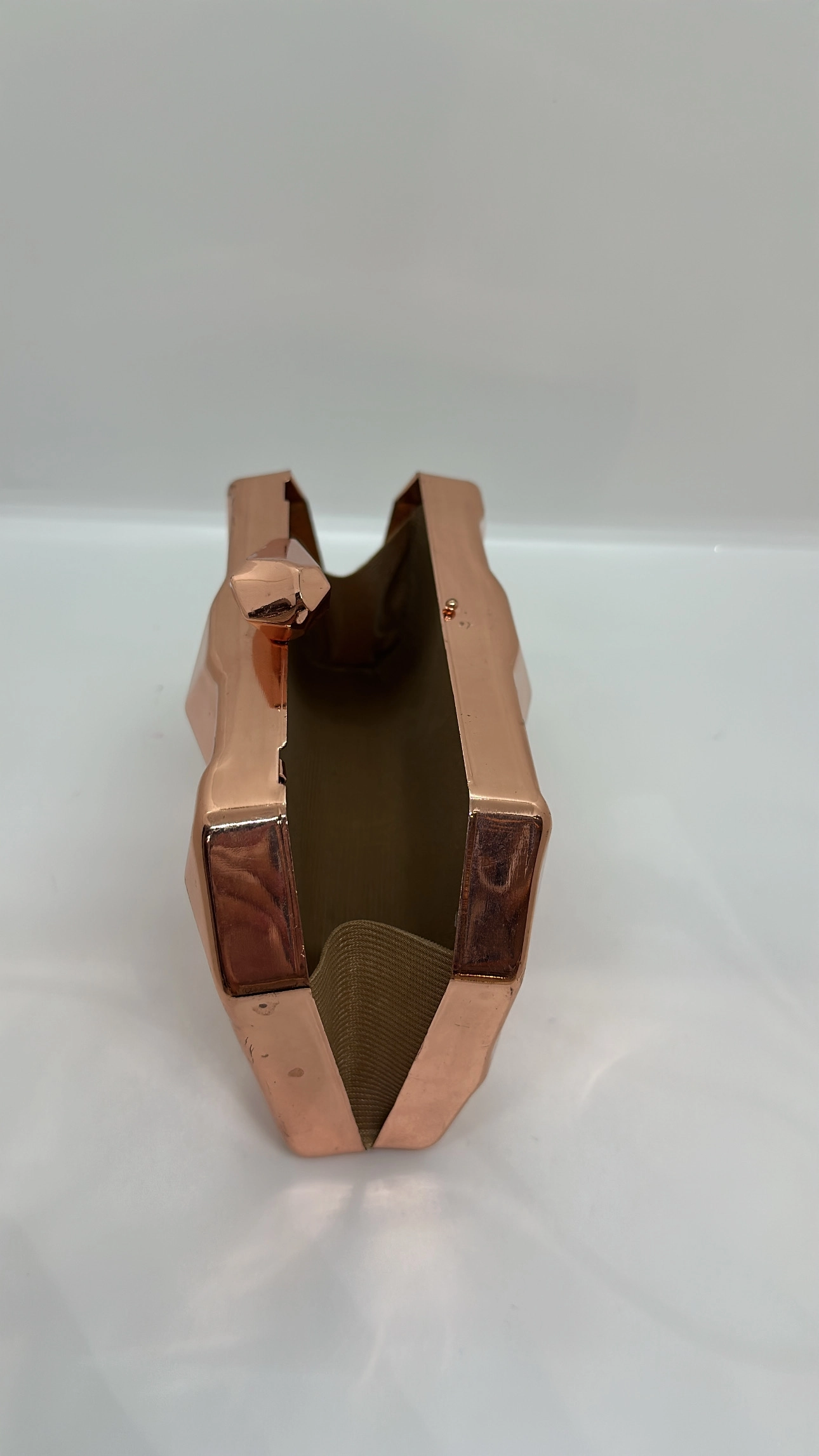Rose Gold Metal Çanta