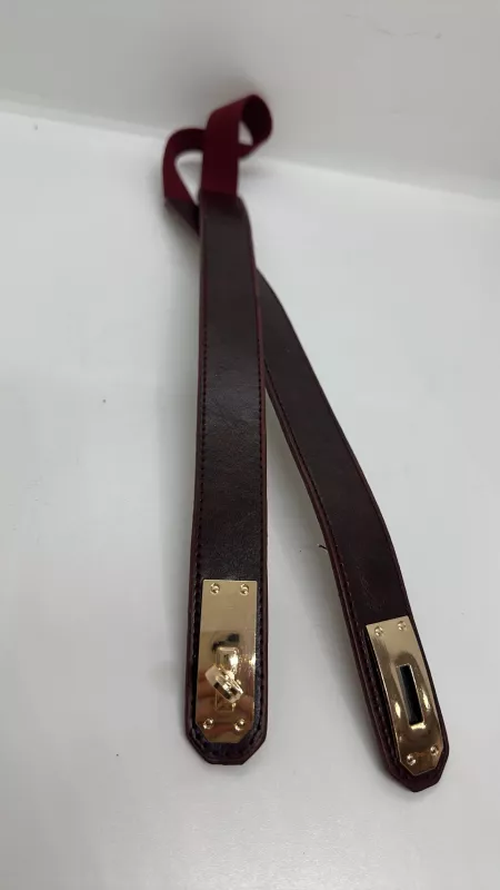 Bordo Lastikli Kemer
