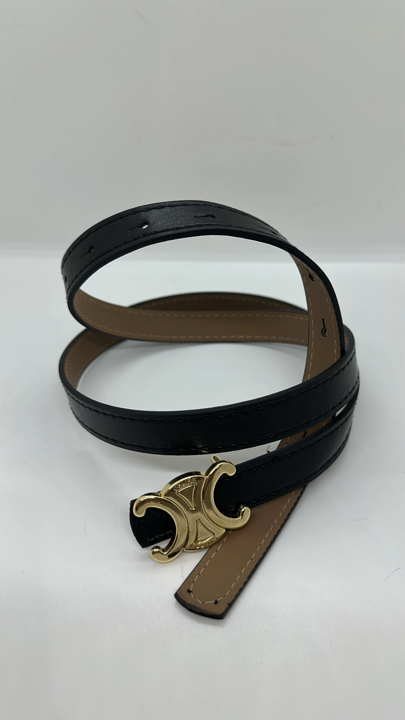 Siyah Gold Tokalı Kemer 