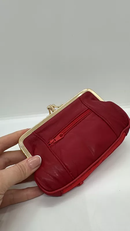 Kırmızı Cüzdan Çanta Model