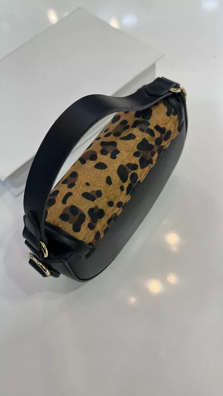 Leopar Süet Çanta