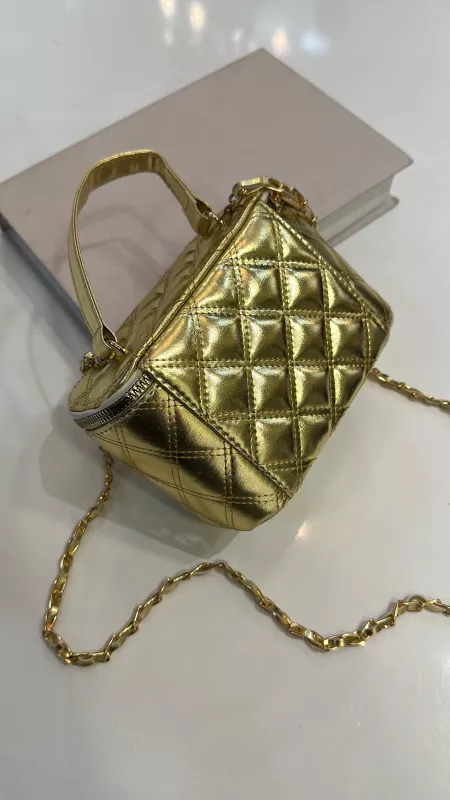 Gold Kutu Çanta 