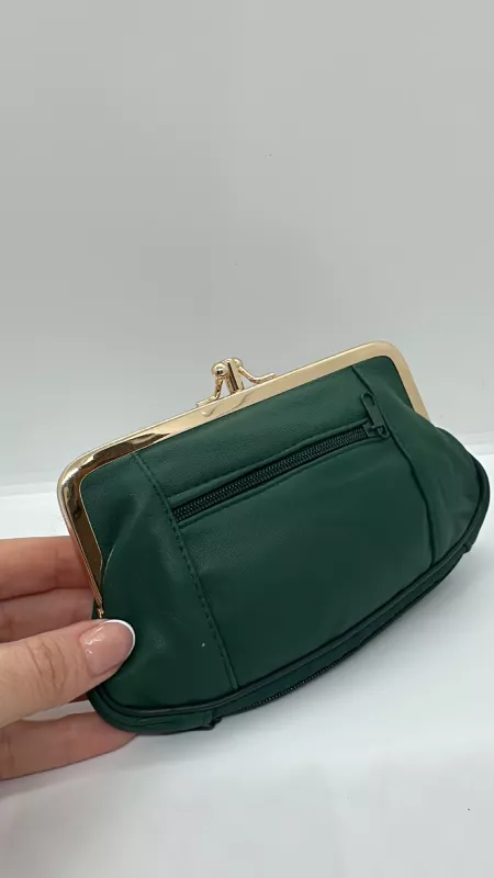 Yeşil Cüzdan Çanta Model 