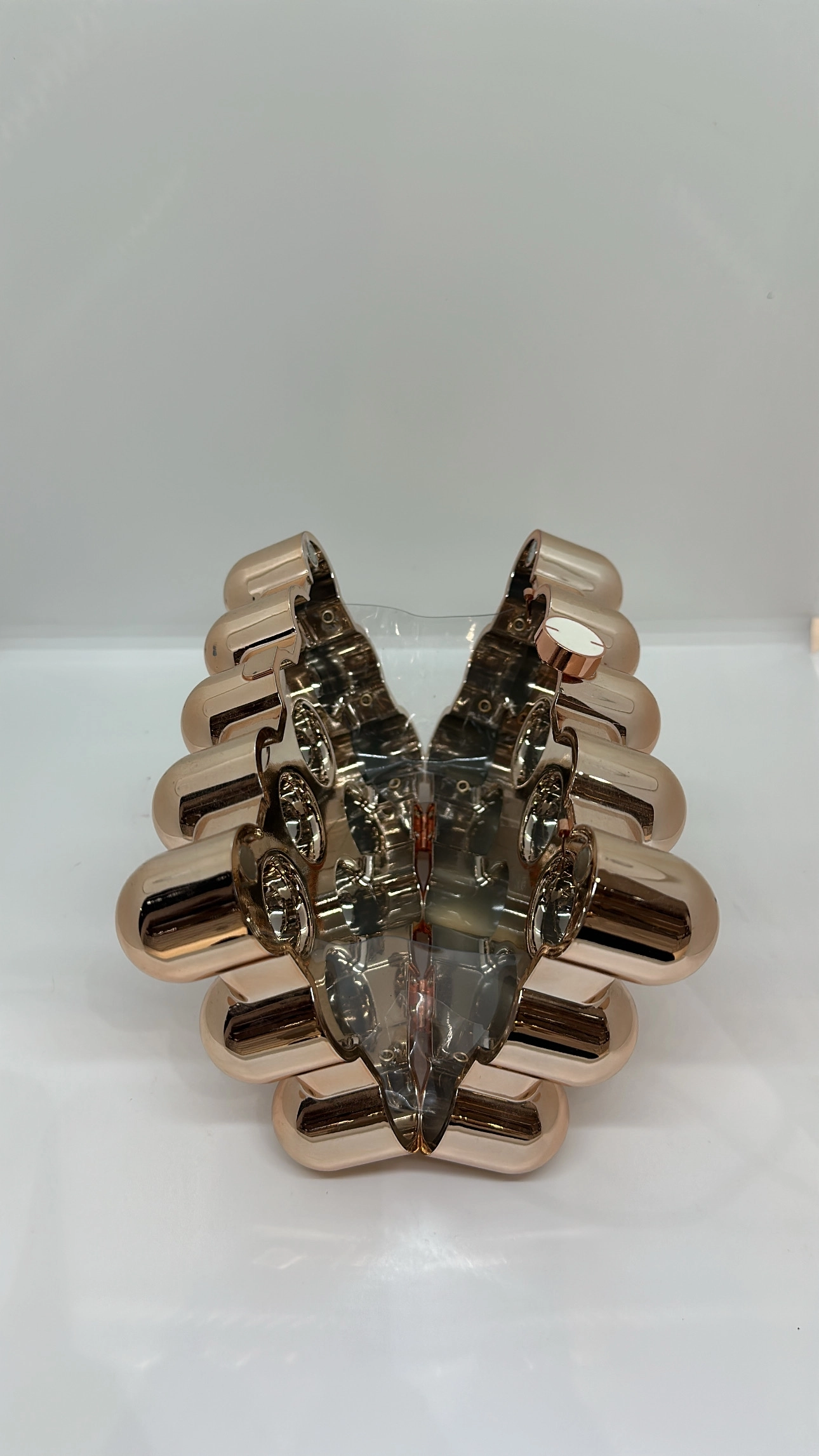 Rose Gold Balonlu Metal Çanta