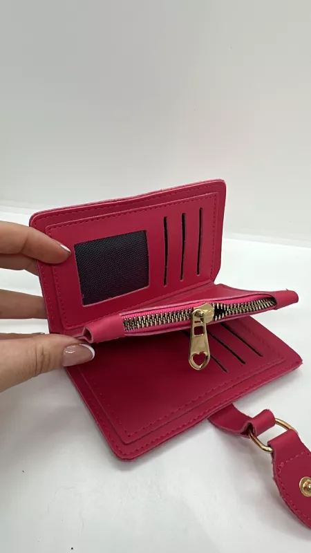 Pembe Küçük Cüzdan 