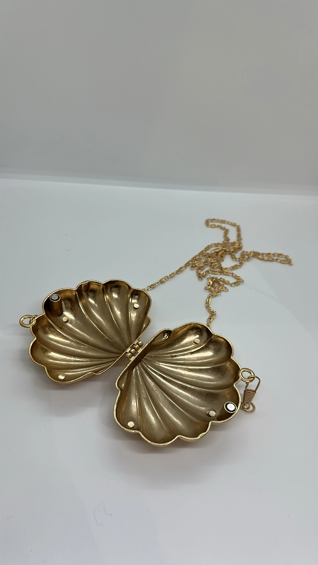 Gold Mini Metal Çanta