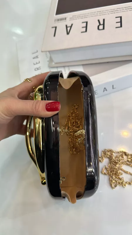 Gold Detaylı Marka Çanta