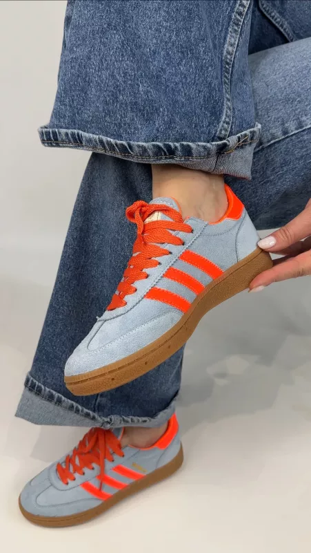 Mavi Turuncu Spezial.l Spor Ayakkabı