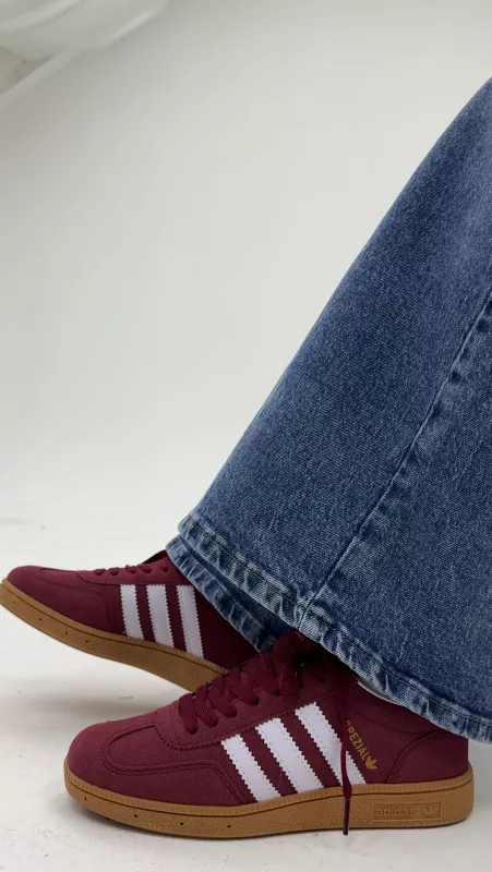 Bordo Spor Ayakkabı