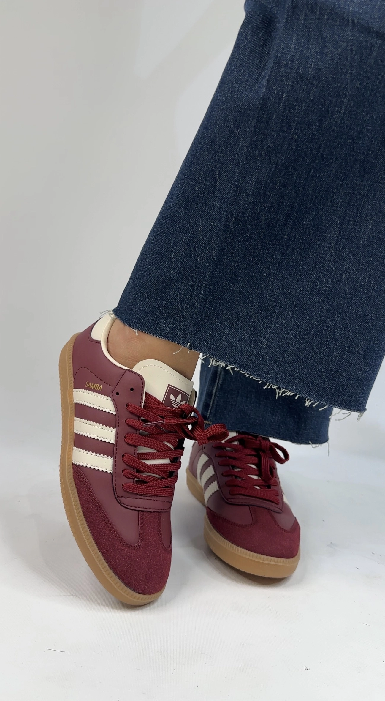 Bordo Spor Ayakkabı 