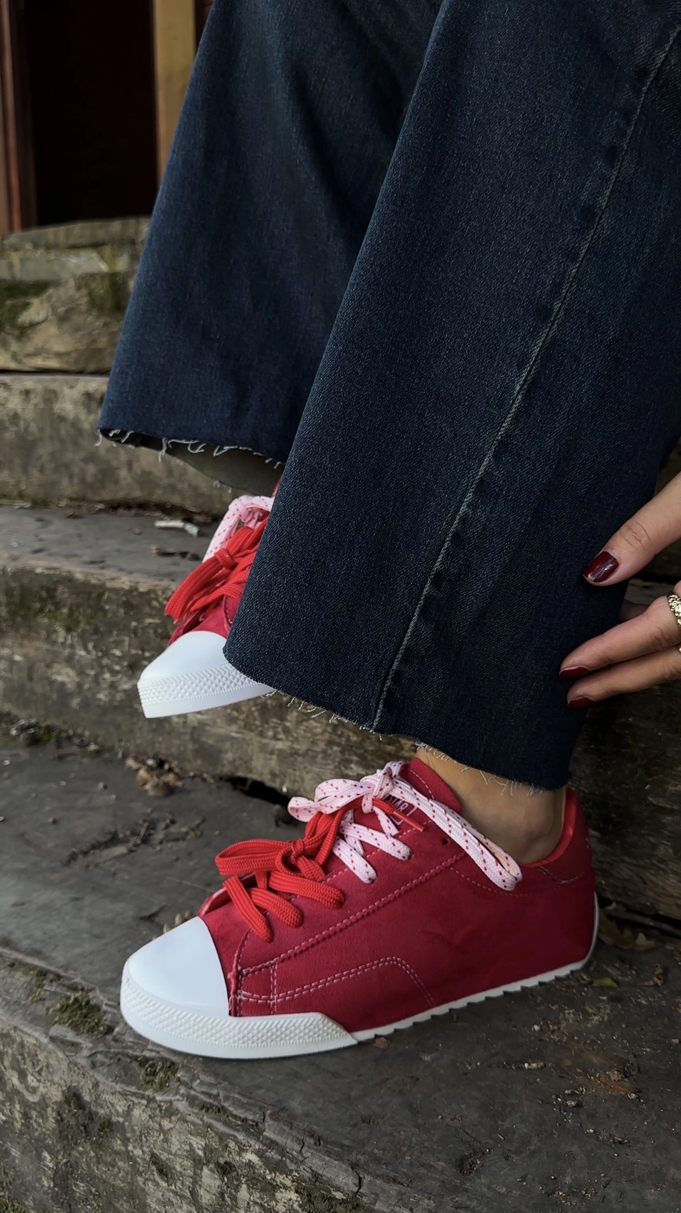 Kırmızı Convers.e Spor Ayakkabı