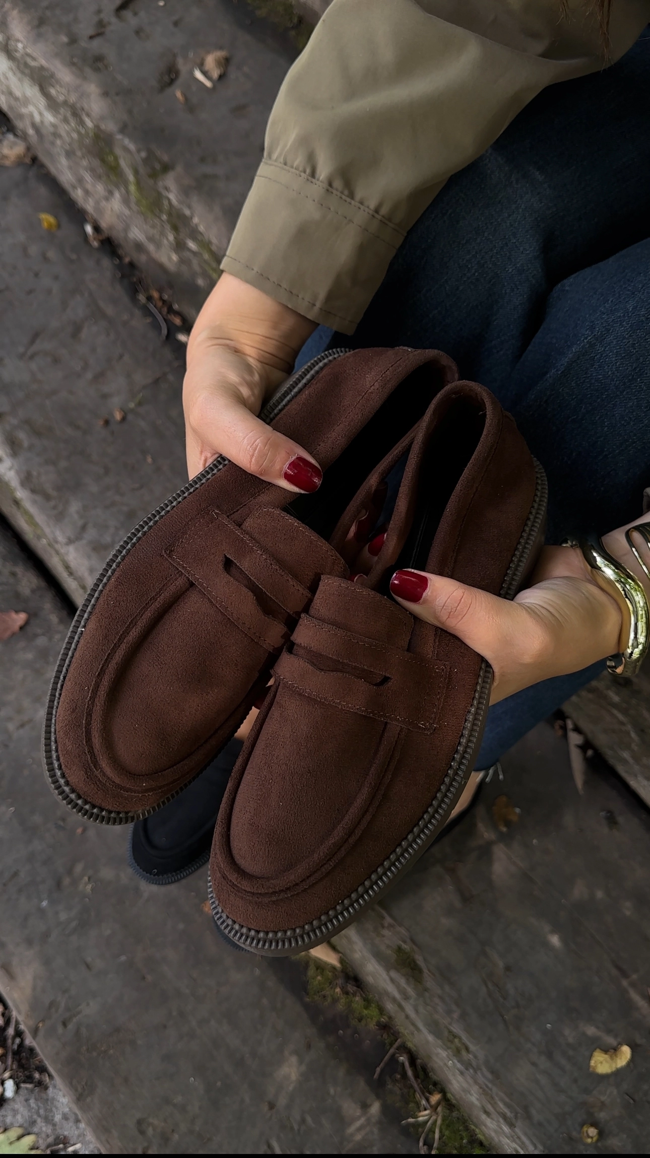 Acı Kahve Süet Loafer