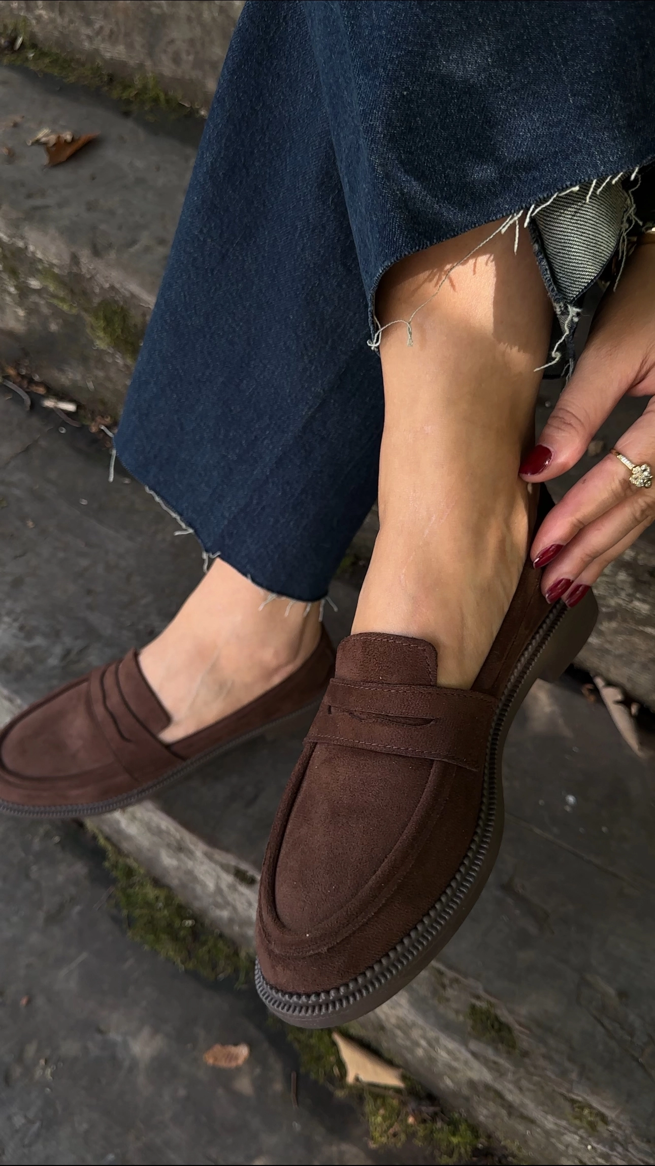 Acı Kahve Süet Loafer