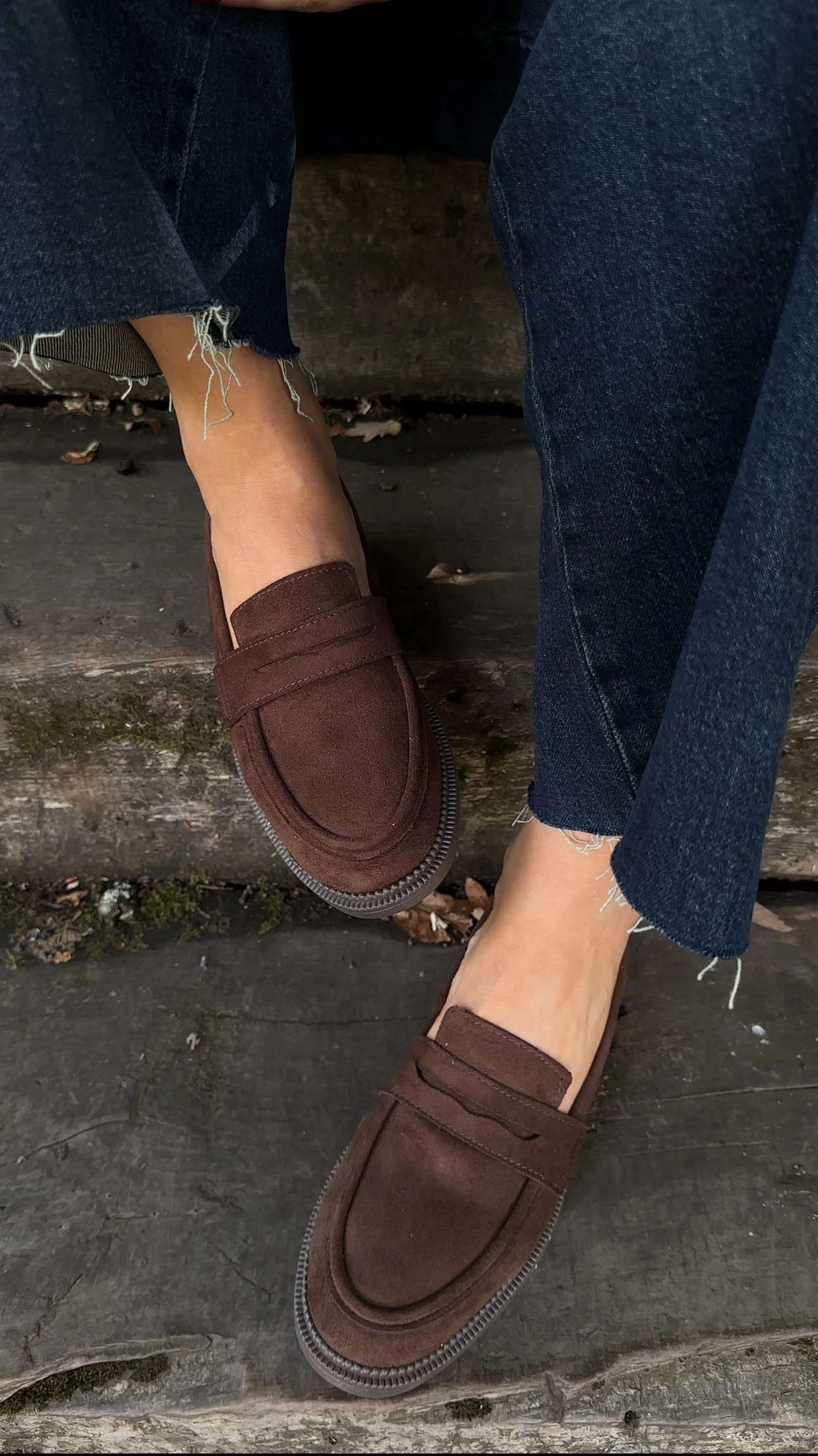 Acı Kahve Süet Loafer