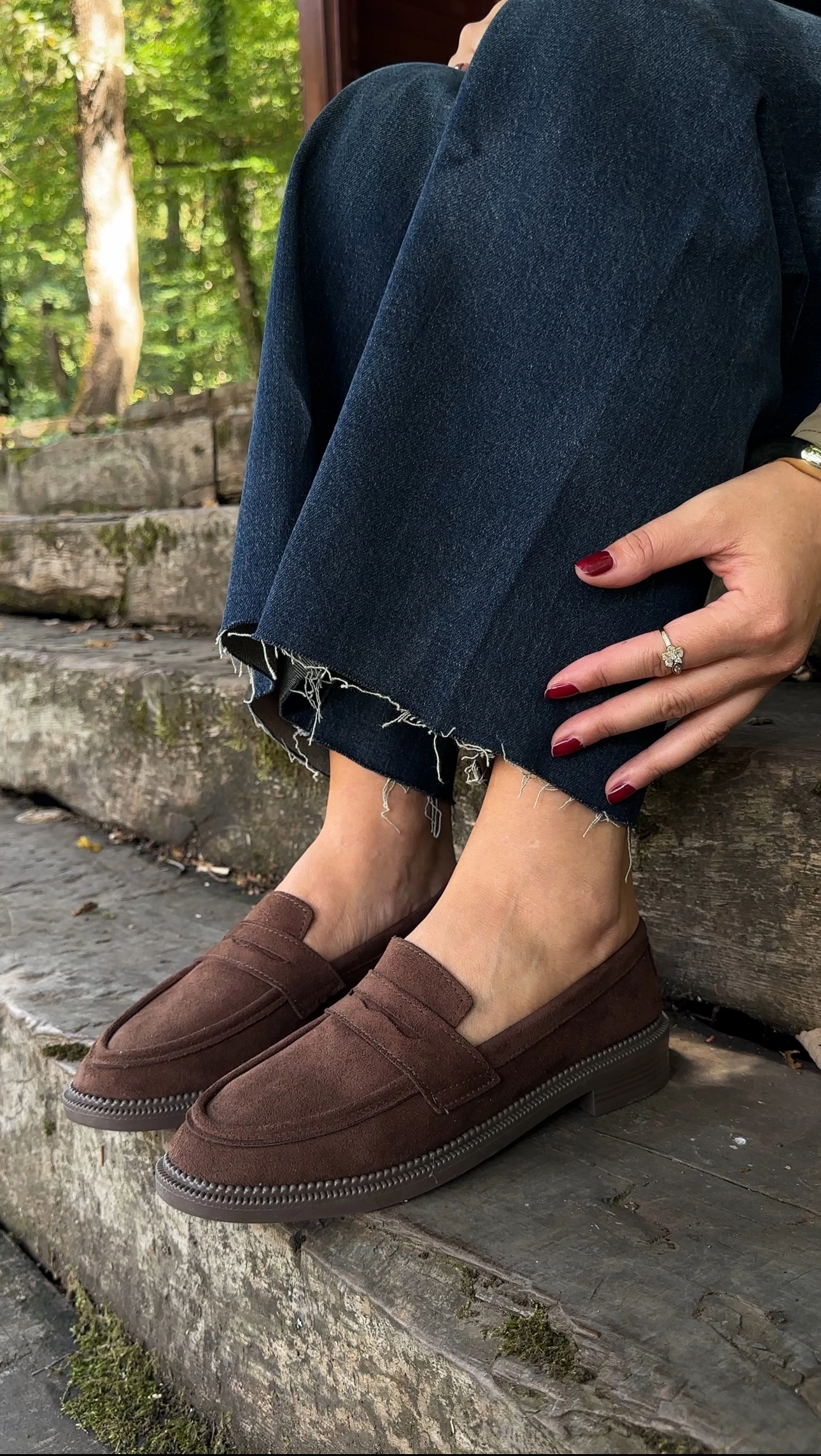 Acı Kahve Süet Loafer
