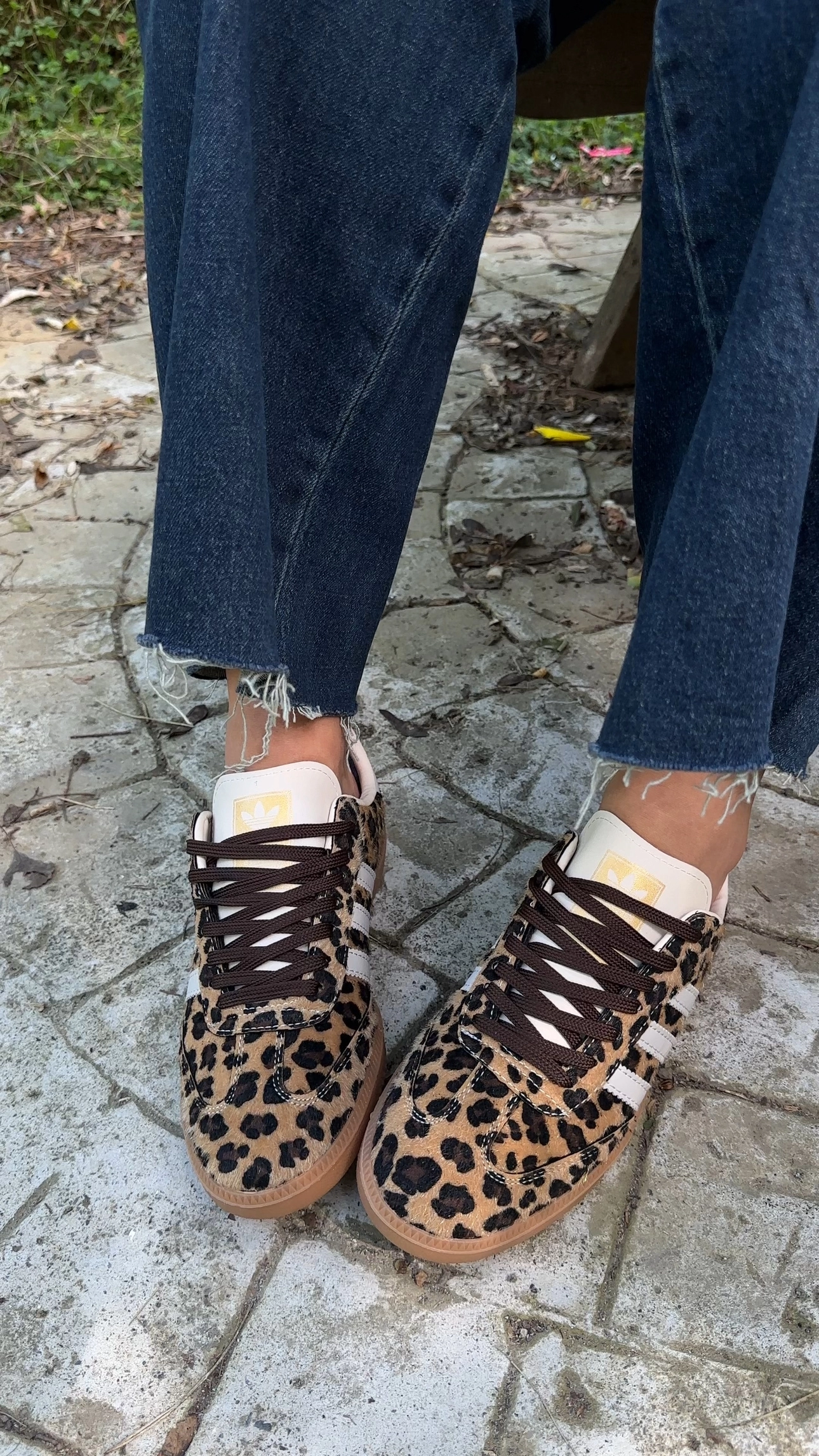Leopar Desenli Spor Ayakkabı