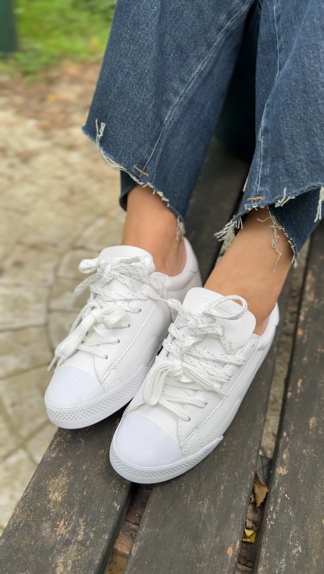 Beyaz Convers.e Spor Ayakkabı