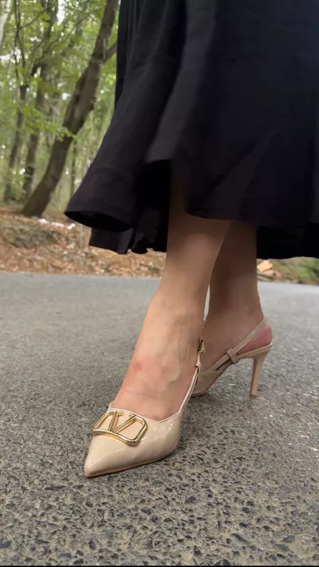 Nude Valentino Topuklu 