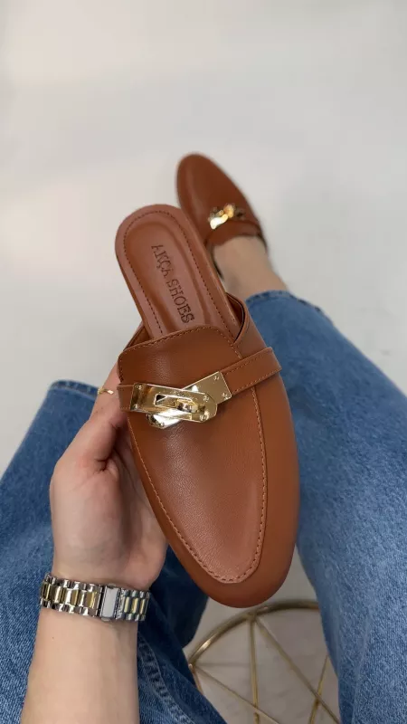 Taba Gold Tokalı Terlik
