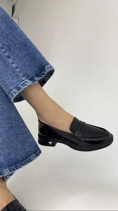 Siyah Loafer Ayakkabı 