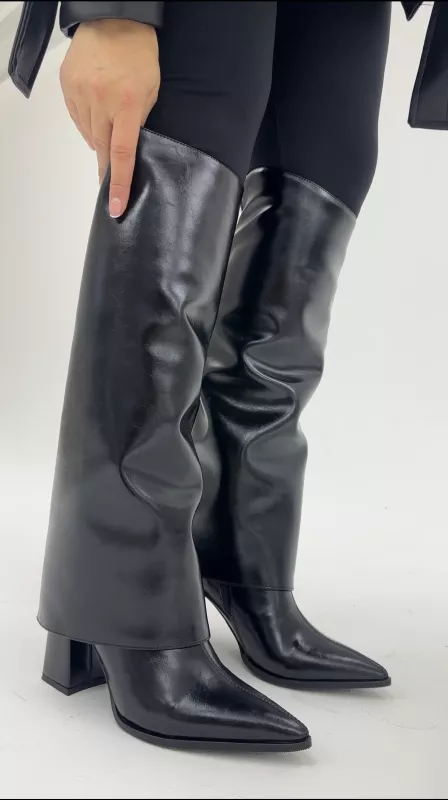 Siyah Bootie Çizme