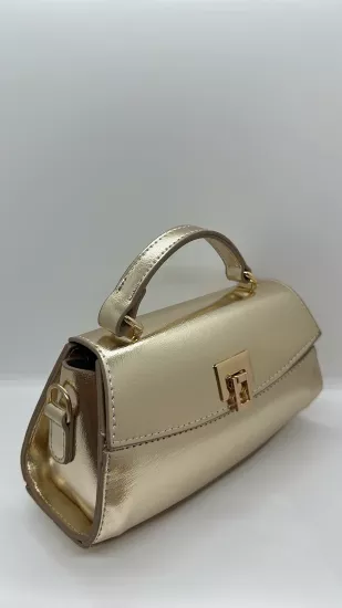 Gold Kulplu Çanta