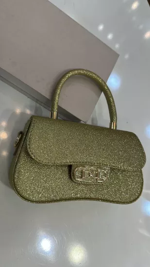 Gold Simli Çanta