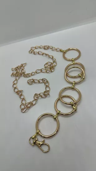 Gold Zincir Halka Kemer 