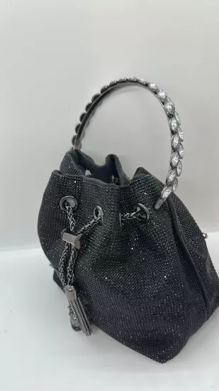 Rose Taşlı Mini Çanta