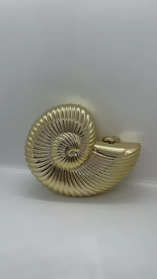 Gold Deniz Kabuğu Çanta 