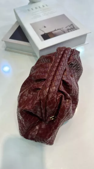 İstiridye Bordo Çanta 